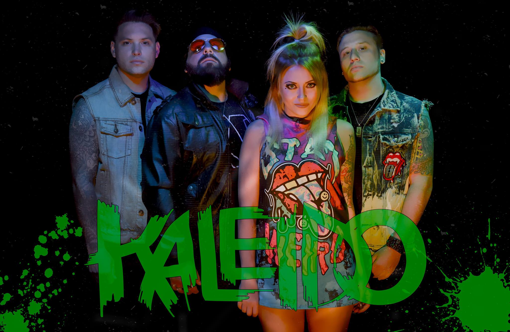 Kaleido's Lead Singer Christina Chriss is aggressive energy + rock band
